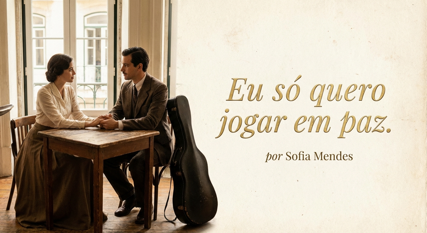 Eu só quero jogar em paz.